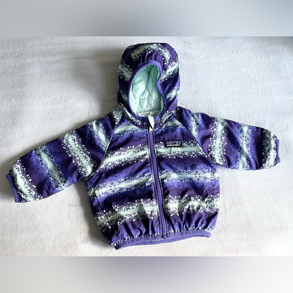 Patagonia baby girl reversible coat